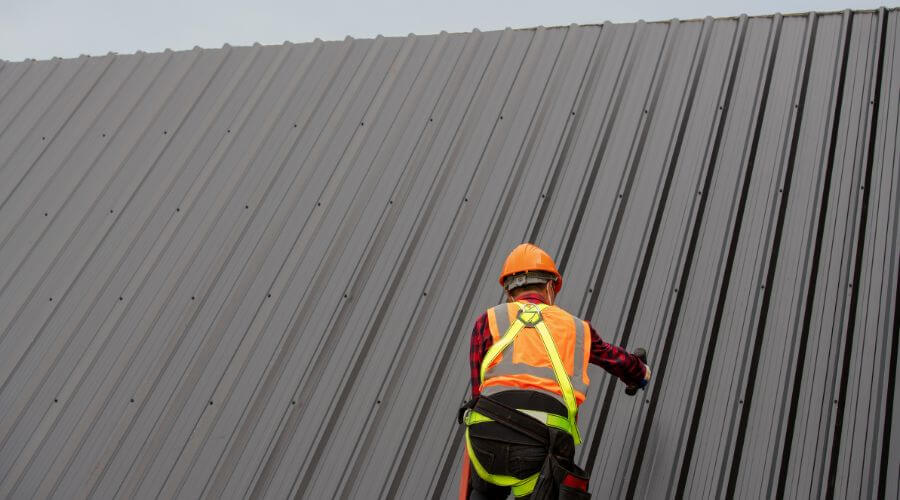 Professional metal roof installation services in Mont Belvieu, TX